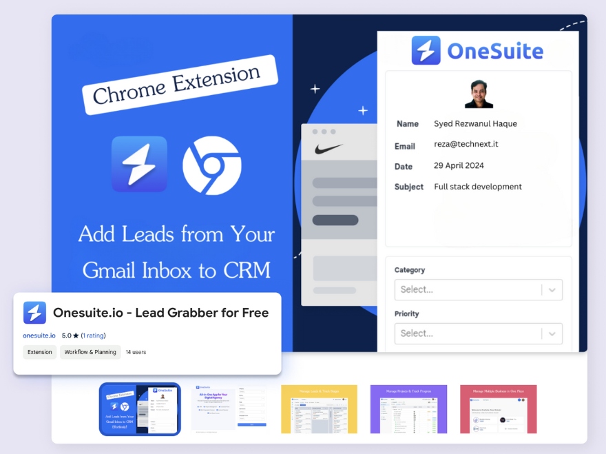 Lead Grabber Chrome Extension