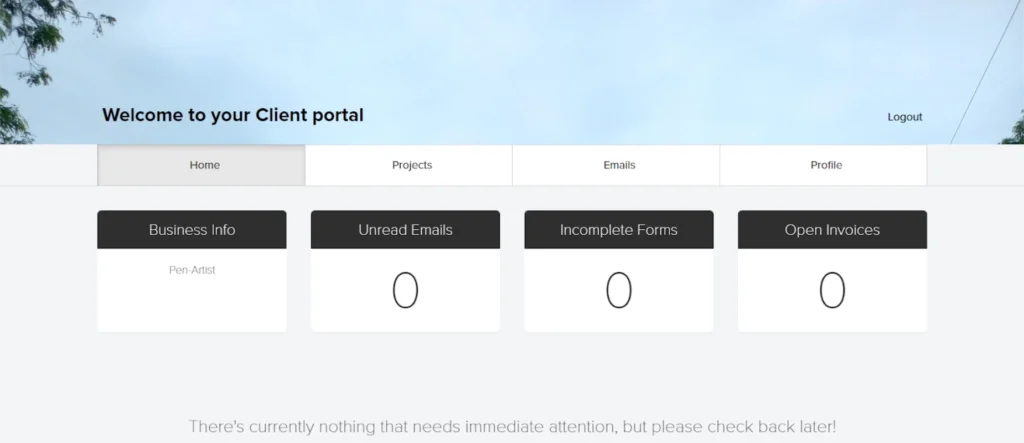 Dubsado- Client Portal