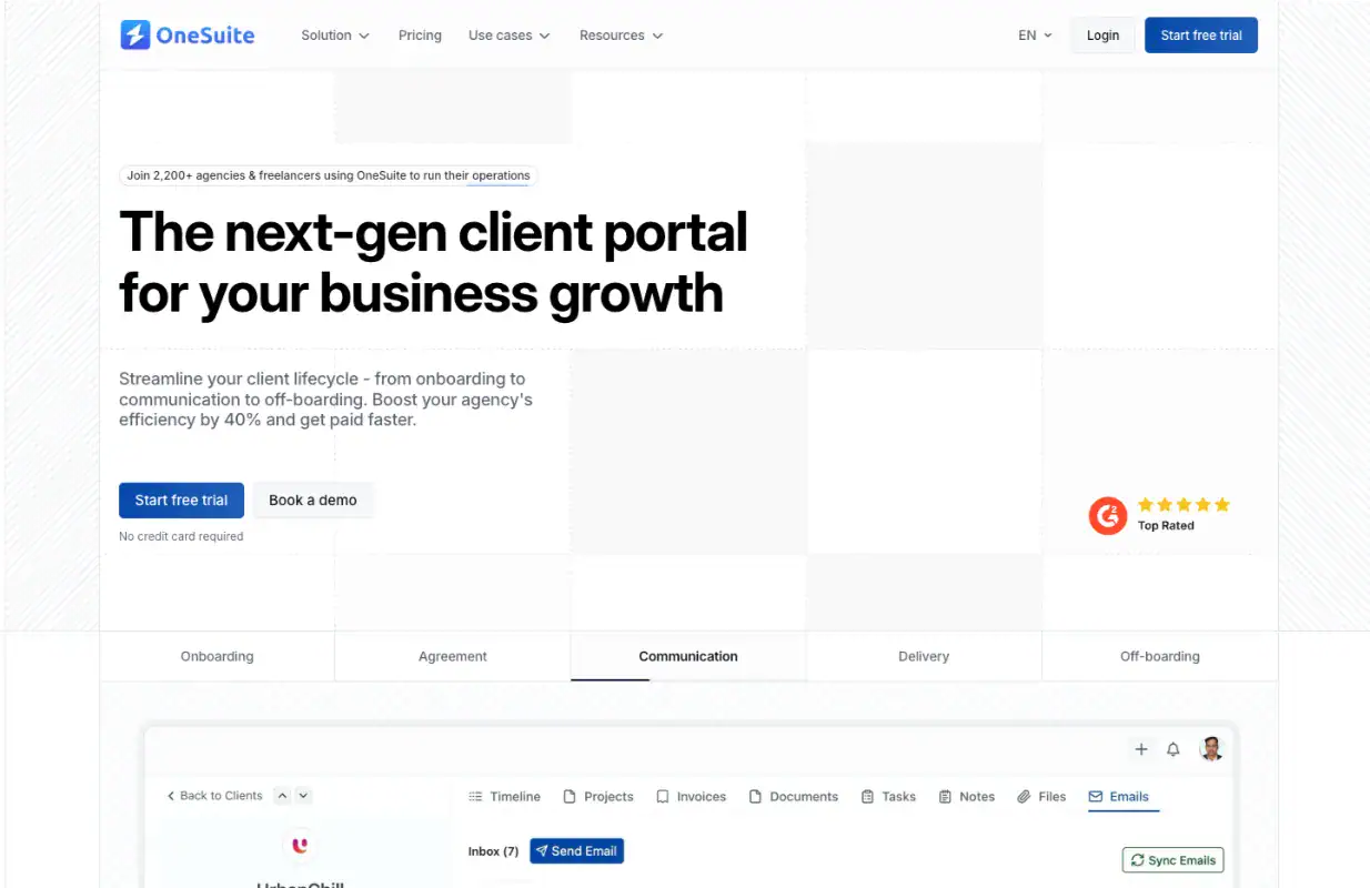 Onesuite is the best alternative of honeybook