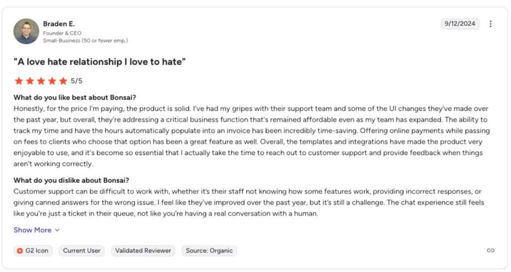 Bonsai Review