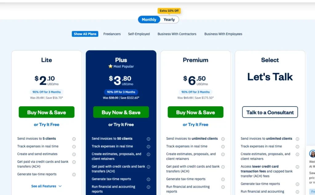 Freash book pricing plan