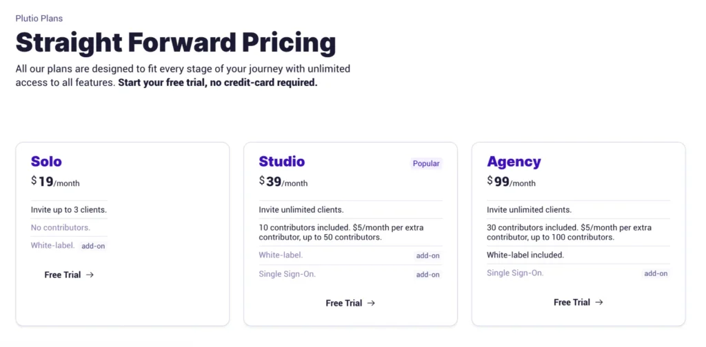 plutio pricing