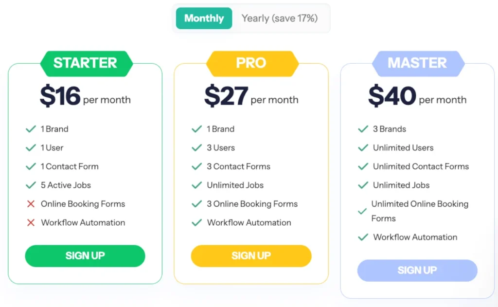 studioninja pricing. plan