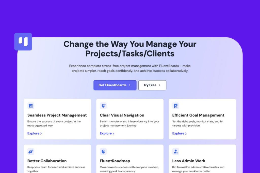 FluentBoards -(Best for WordPress-Based Task Management )