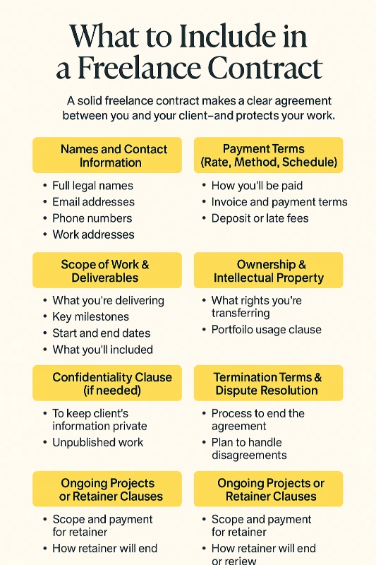 What to Include in a Freelance Contract