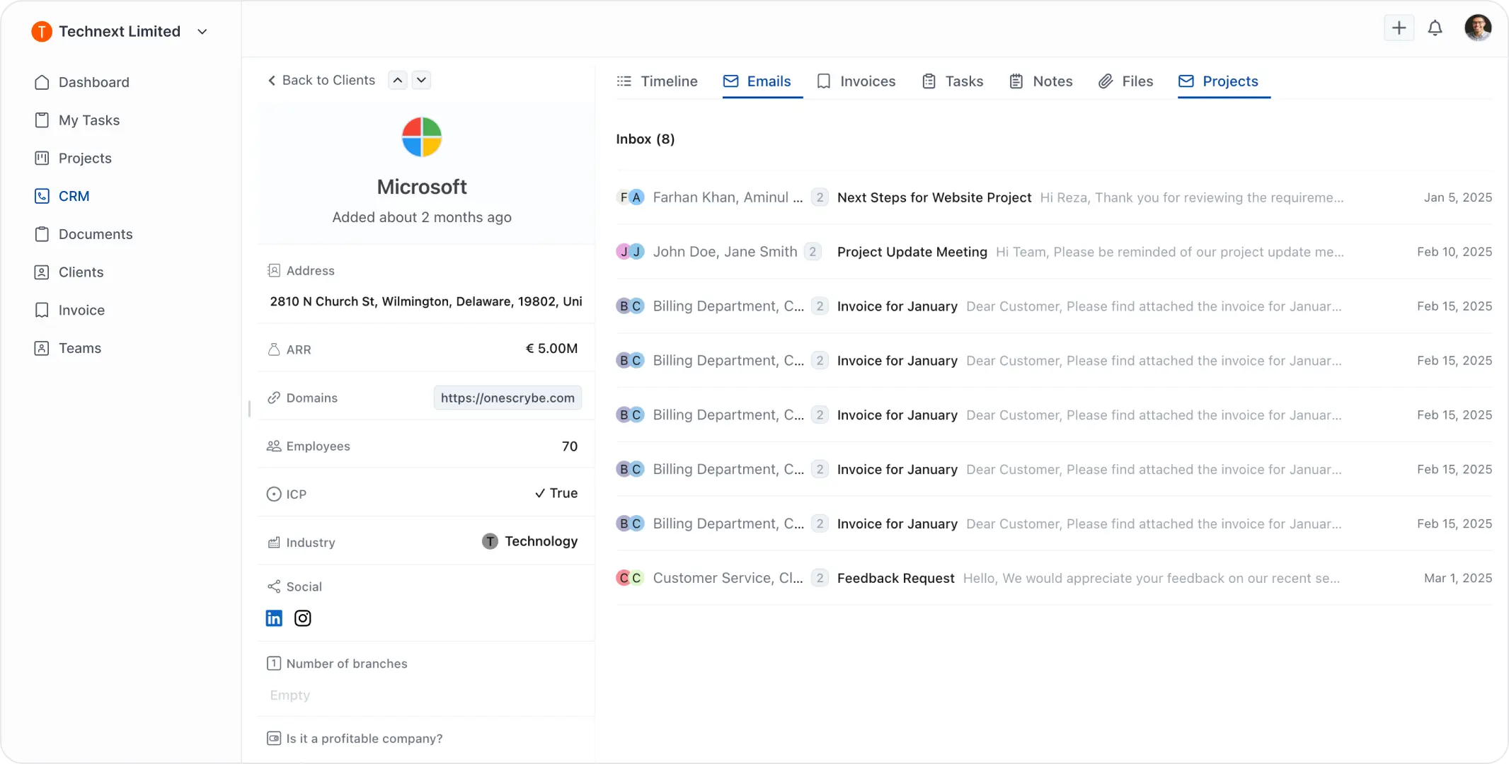 Client portal software for agency client collaboration 