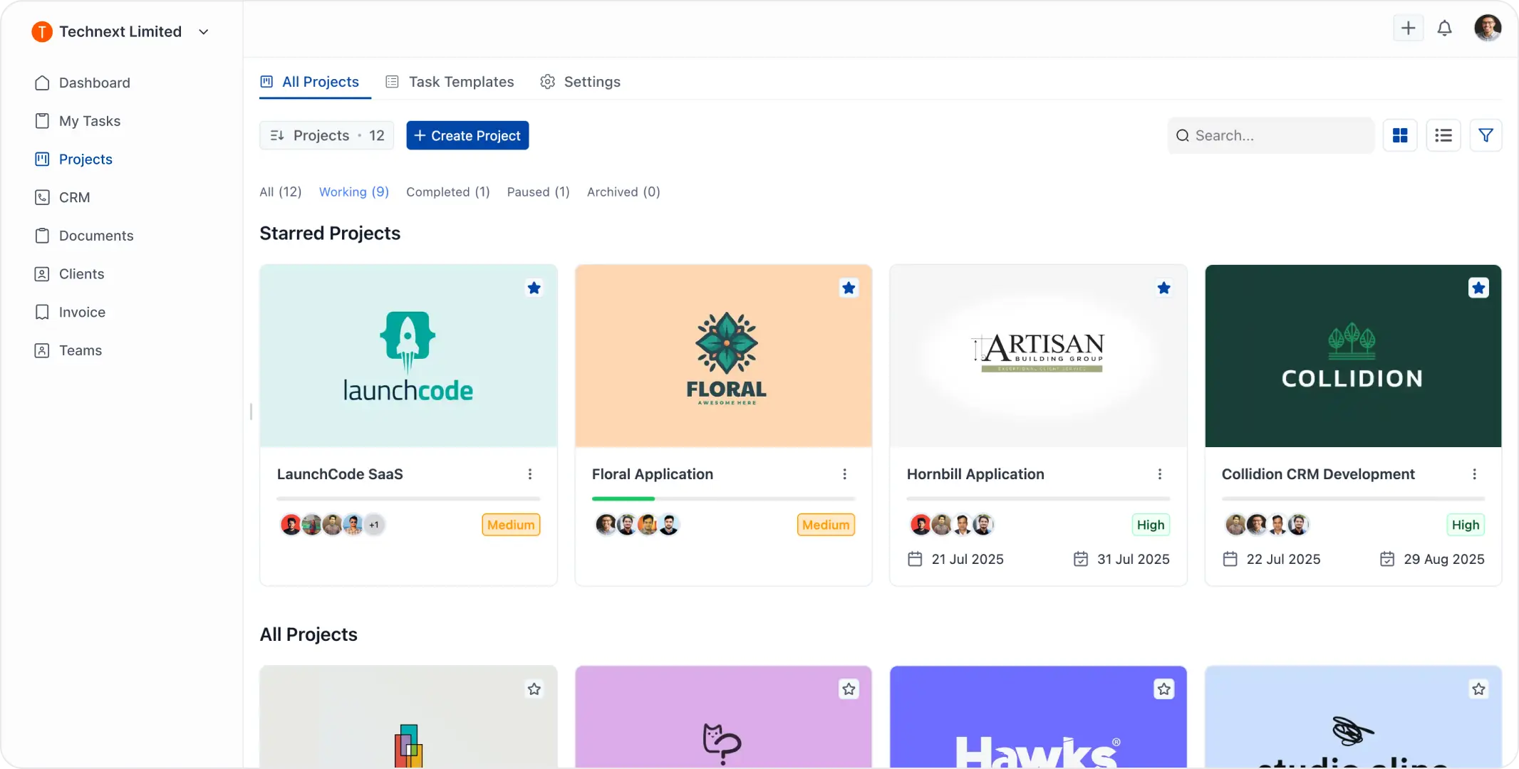 Project management software with kanban boards for agencies
