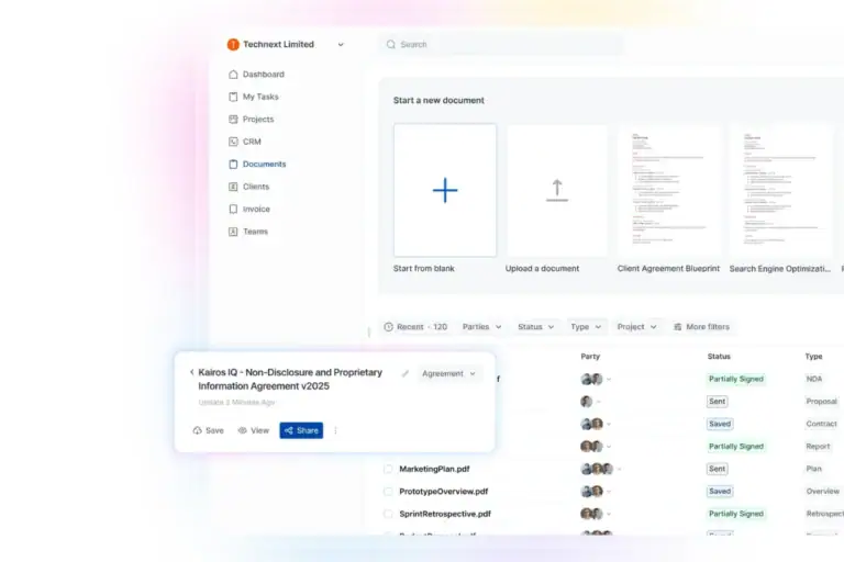 how to write a contract templae