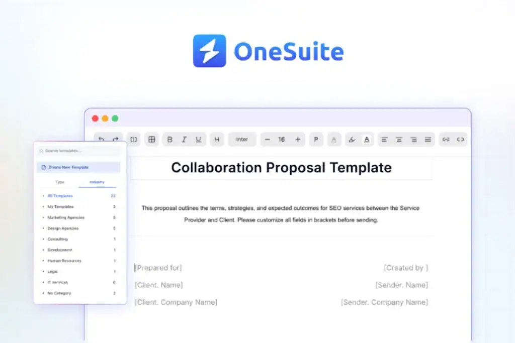 Collaboration Proposal Template