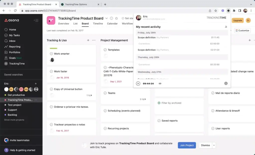 Asana is the best project scheduling software