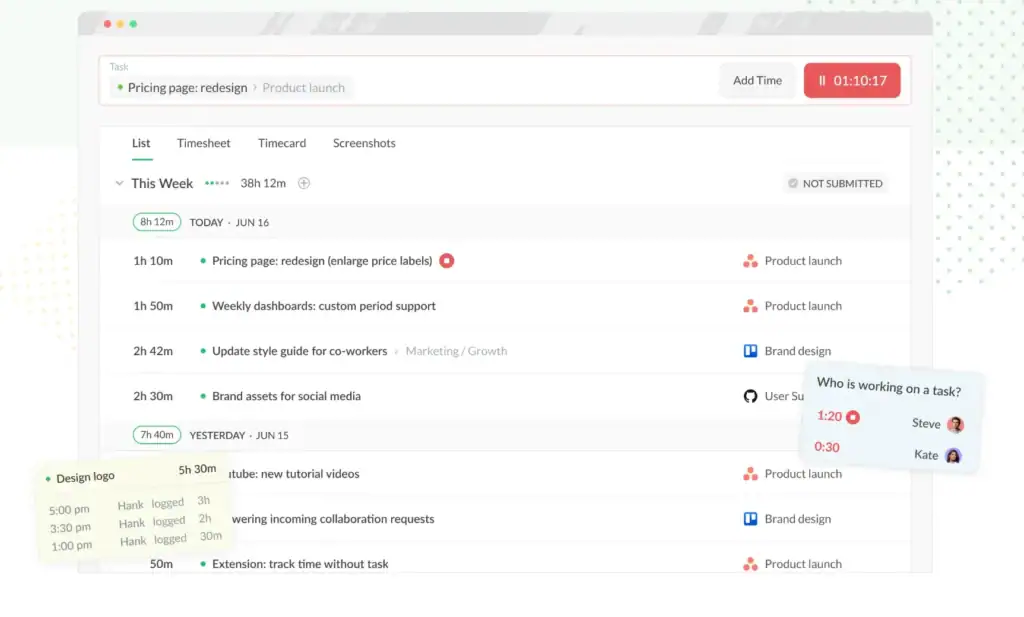 Everhour Best Harvest Alternative for Time Tracking