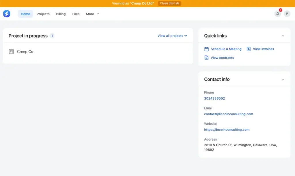 Onesuite's client portal for law firms.webp