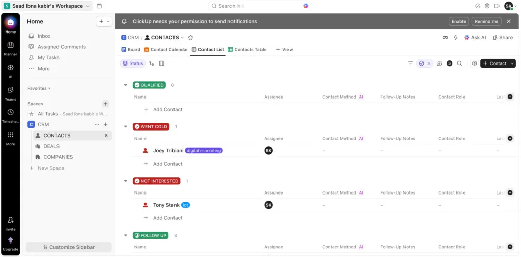 clickuup - project management with invoicing