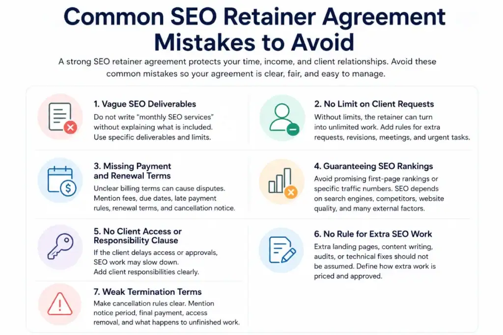 Common SEO Retainer Agreement Mistakes to Avoid