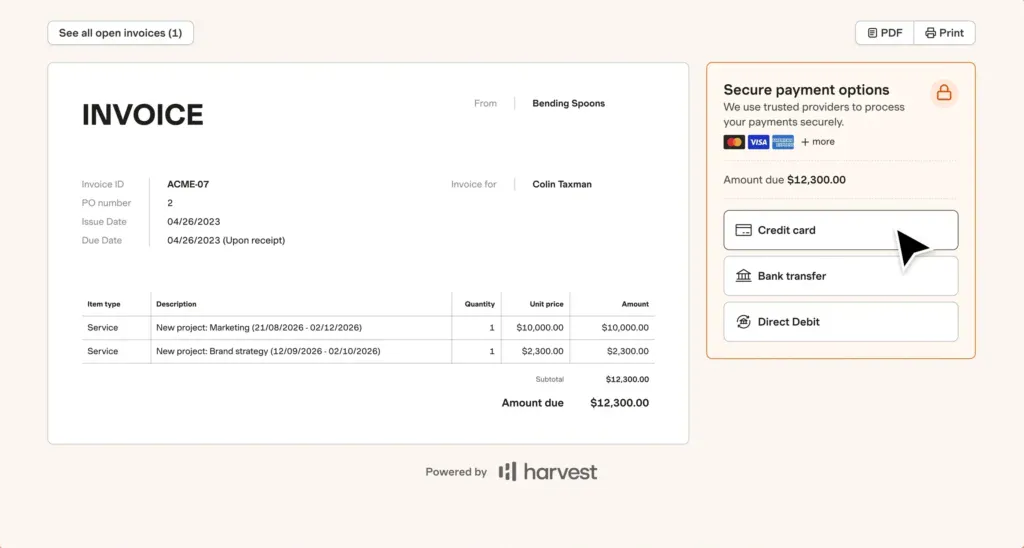Invoice portal best recurring invoice tool