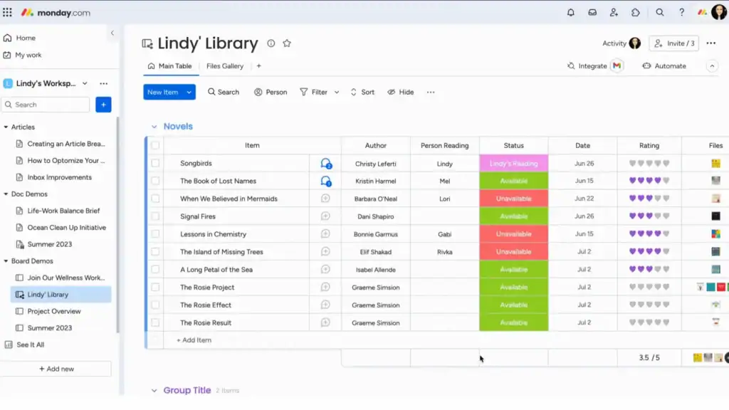 Monday Best Smartsheet Alternative for Visual project management