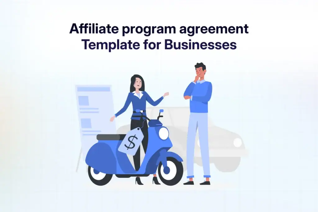 Simple Affiliate program agreement Template for Businesses