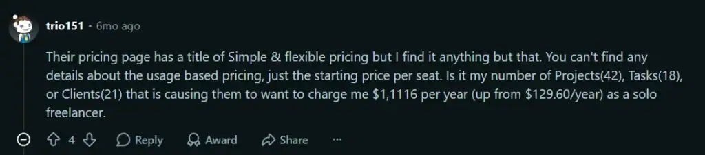 Harvest price increase - reddit review