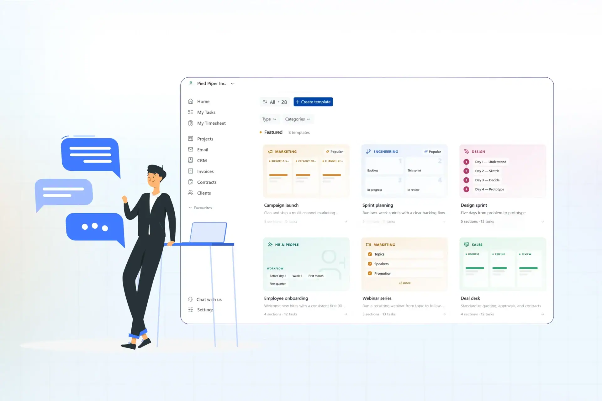 How to Create a Project Template in OneSuite