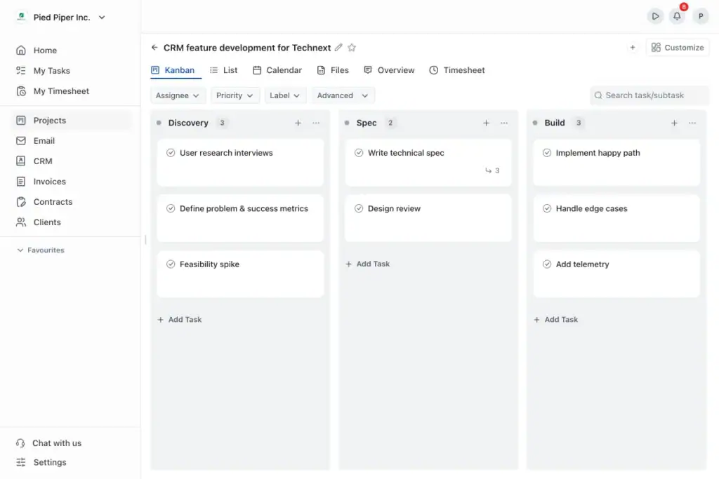 project templates