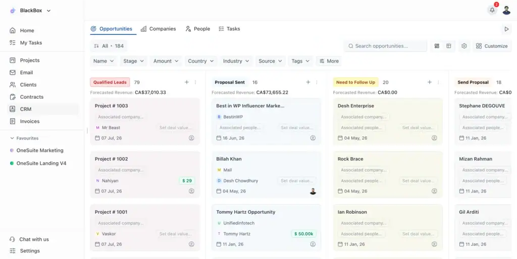 OneSuite - Best CRM for small law firms 