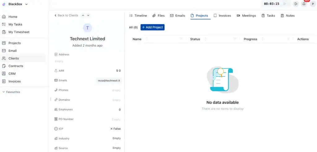 Client portal for onboarding